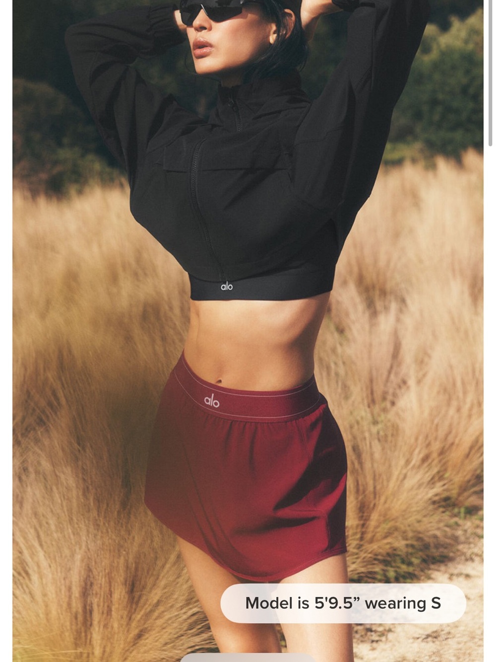 ALO Match Point Skort - Summer Romance Res